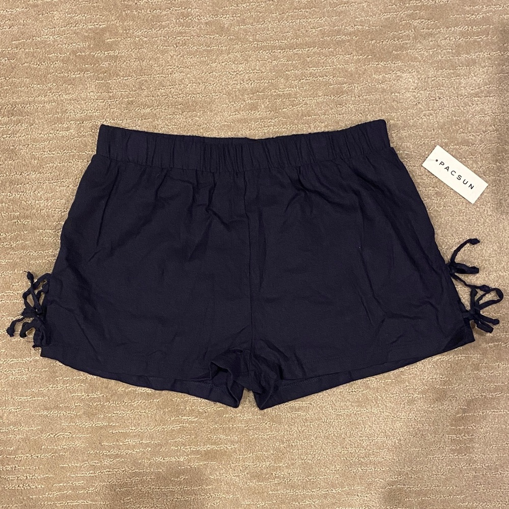 (NWT) PacSun Women's Navy Waist Shorts